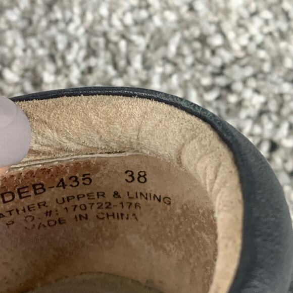 Alegria Debra Delicut Shoes Womens Size 8 8.5 Black Leather Clog Slip On - Picture 8 of 11